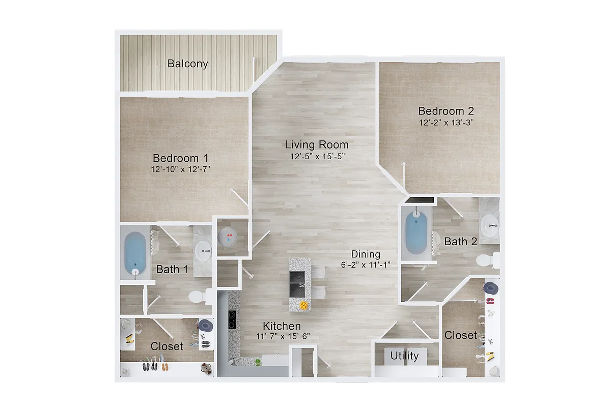 Floor plan B1