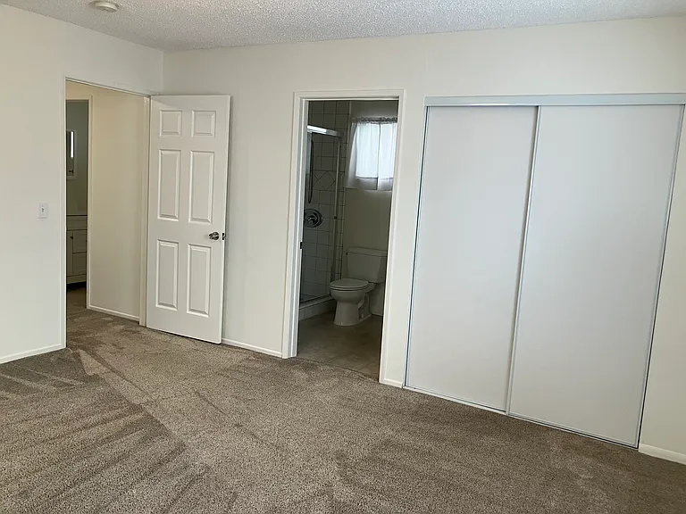 Master bedroom closet and Master bathroom.