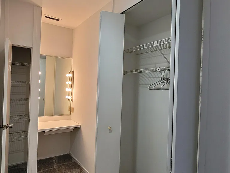 Dressing room off mater bedroom