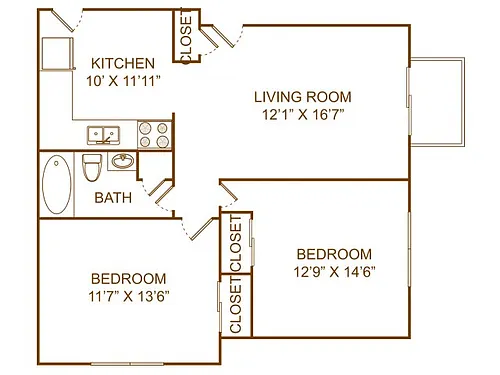 Floor plan The Cambridge Renovated
