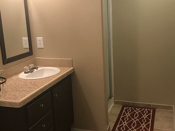 Master shower and sink