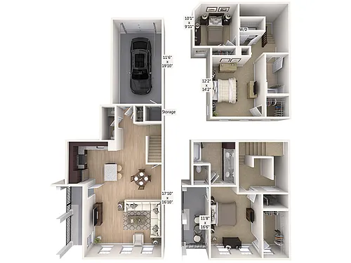 Floor plan C2T-2-1933sq