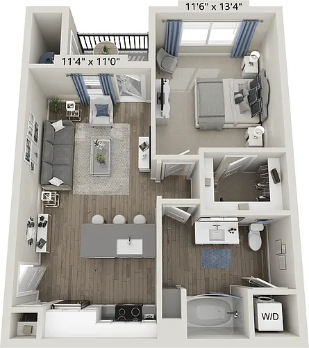 Floor plan A1 Beam