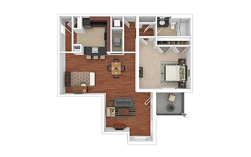 Floor plan A23 - Renovated