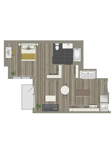 Floor plan 1-H