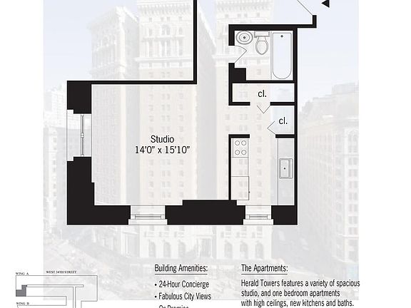 2nd image of 50 W 34th St APT 5A6