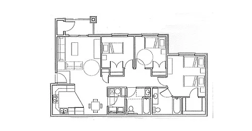 Floor plan The Winchester Renovated