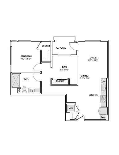 Floor plan A05D