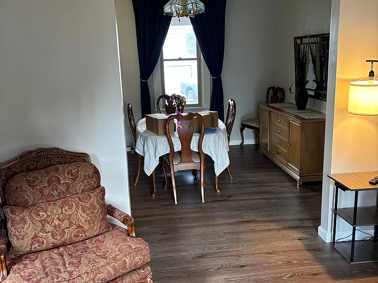 Dining room view from Living Room