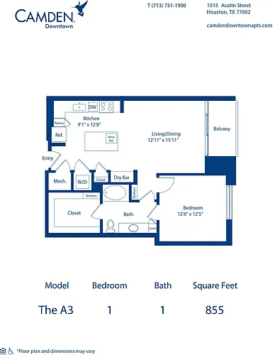 Floor plan The A3