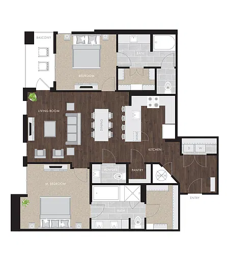 Floor plan B3