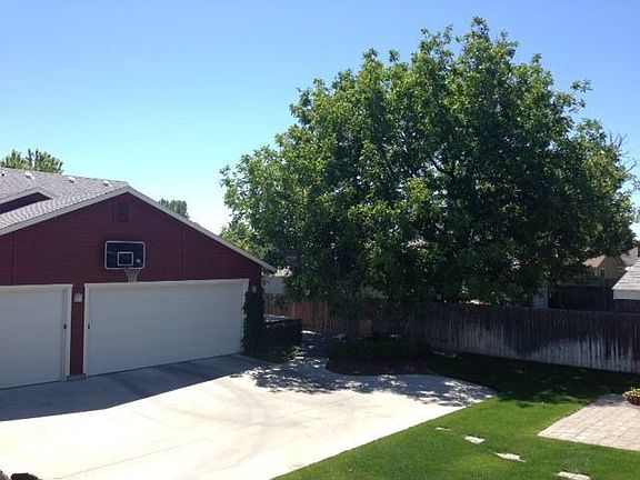 Driveway and attached garage