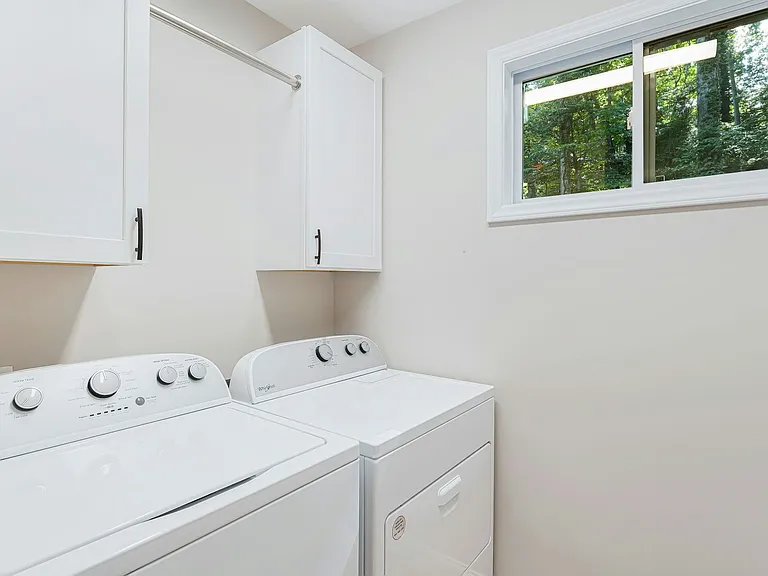 Laundry room, upstairs, washer, dryer provided