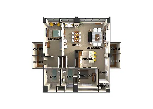 Floor plan Suite Style G