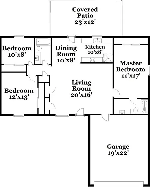 3 bed, 2.0 bath, 1300 sqft, $1,910 — Photo 2