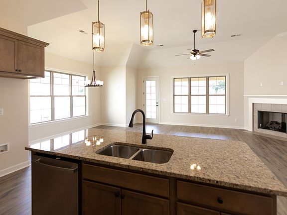 Kitchen into great room