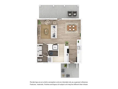 Floor plan Cottage B3