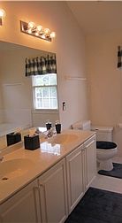 Master bath with soaking tub and separate shower