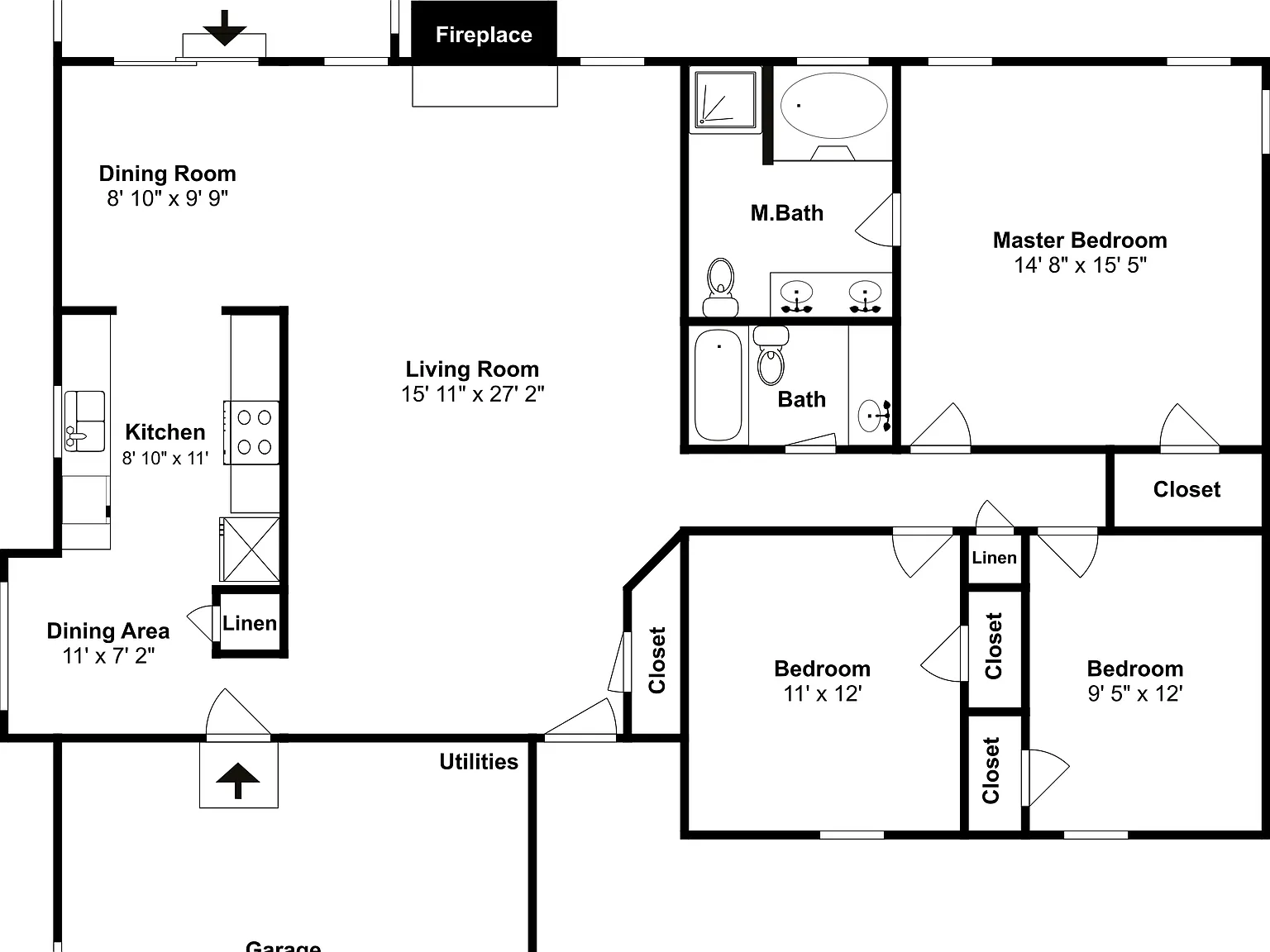3 bed, 2.0 bath, 1512 sqft, $1,695 — Photo 1