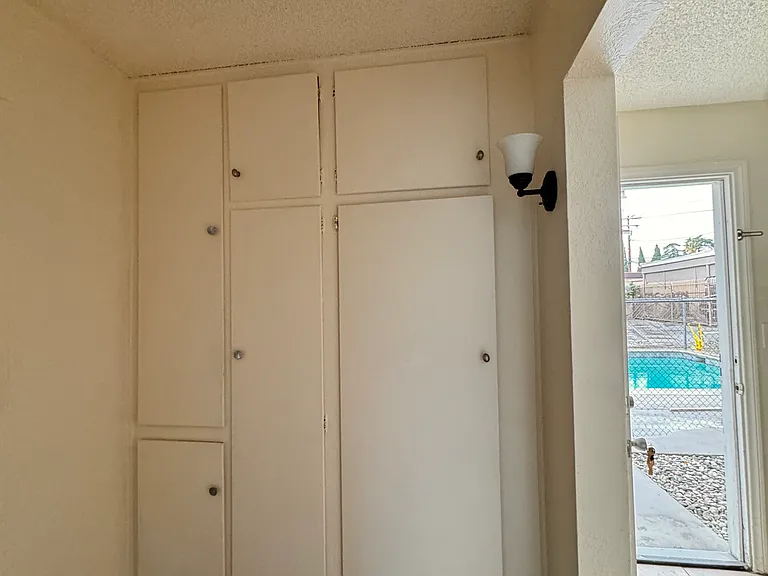Hall way plus storage closet