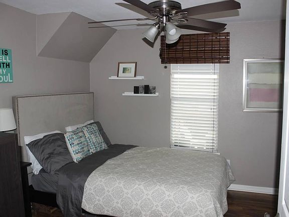 Bedroom 1 - not shown in picture: closet and another window across from the bed