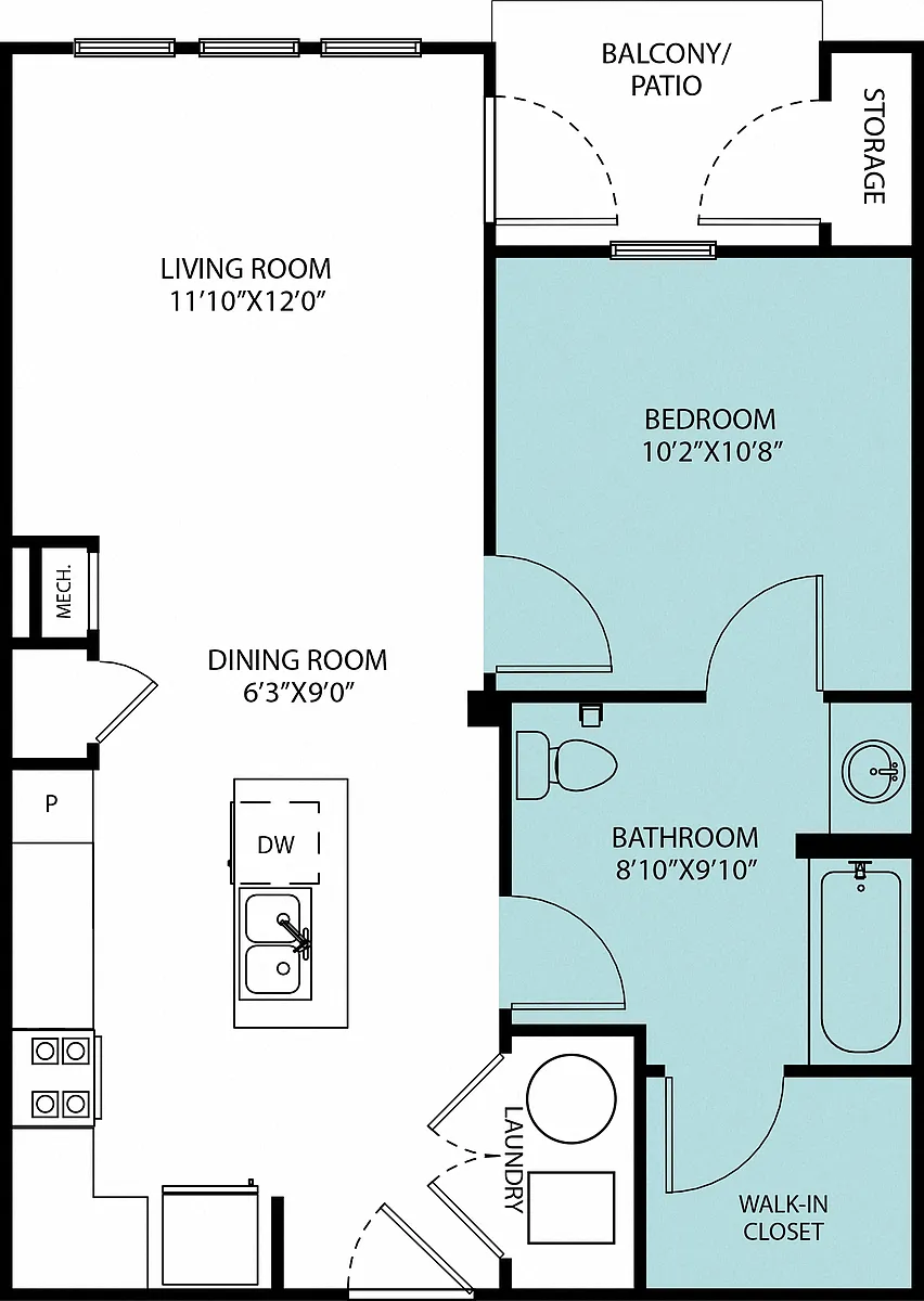 Floor plan A1
