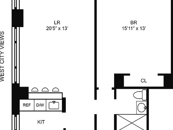 2nd image of 45 W 67th St APT 16E