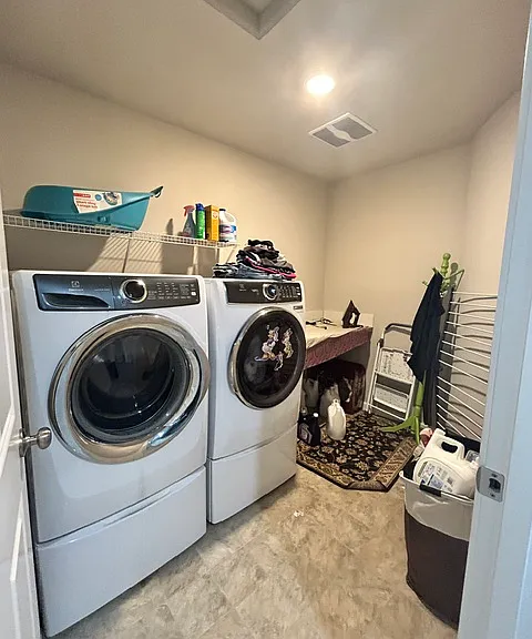 Washer and Dryer included