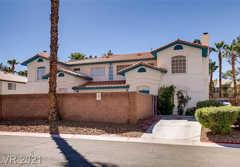 Street view of the townhome