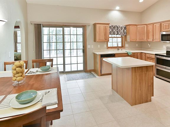 Kitchen Flows out to Patio