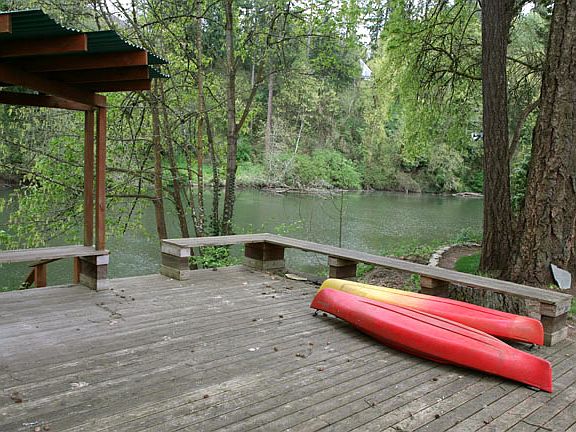 deck off the river