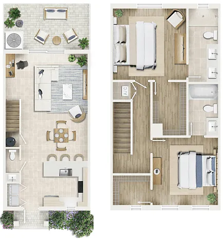 Floor plan Model A