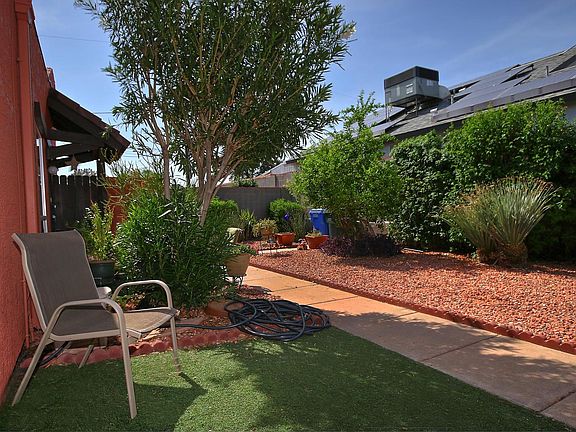 landscaped courtyard