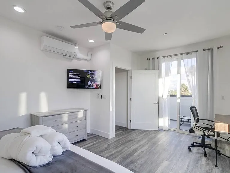 Bedroom 2 with a work station
