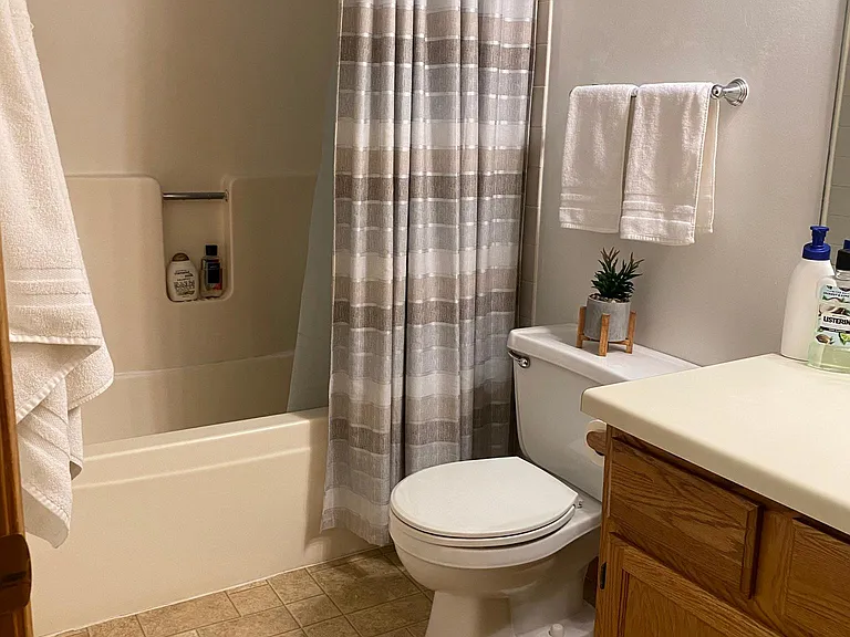 Main bathroom on the upper level