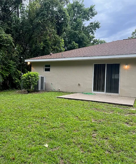 Back of house.