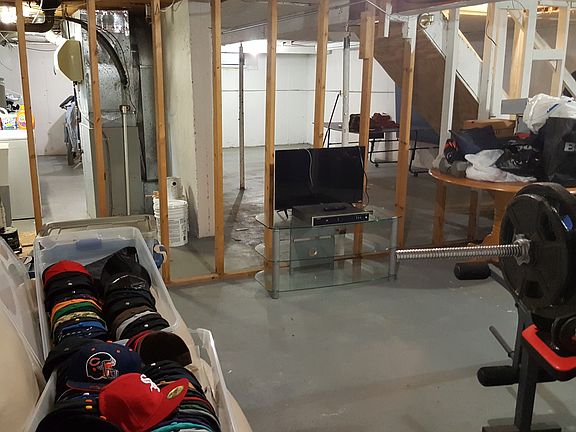 large full basement
