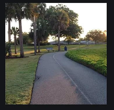 Waterford Lakes community walking/jogging track. Access included.