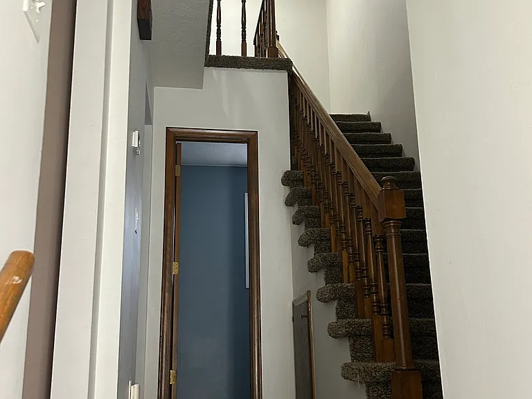 Stairs to second level