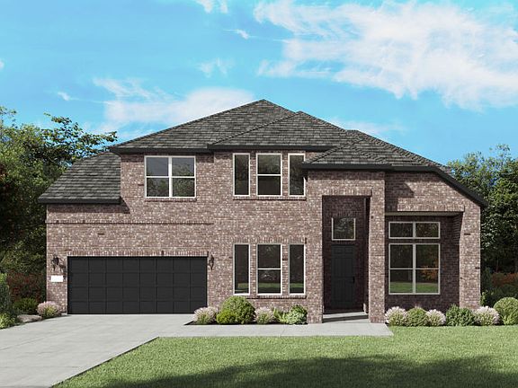 The Ferris, a two-story new home design shown with home exterior TR 201