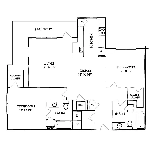 Floor plan Design 2C