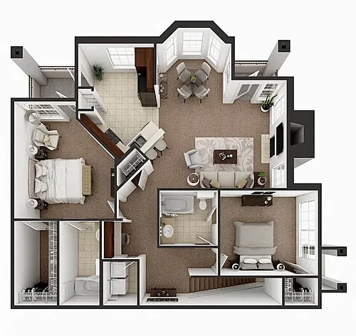 Floor plan York Up
