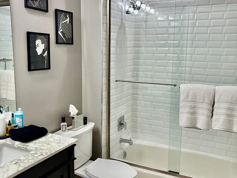 Renovated Bath w/ Separate Linen Closet. Newly Painted!