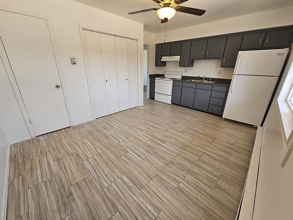 View of the Kitchen from the back door
