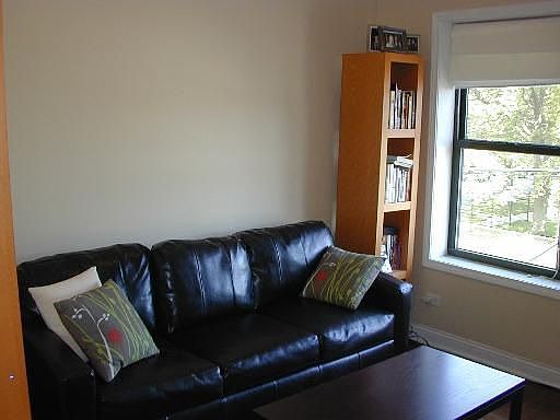 living room with window