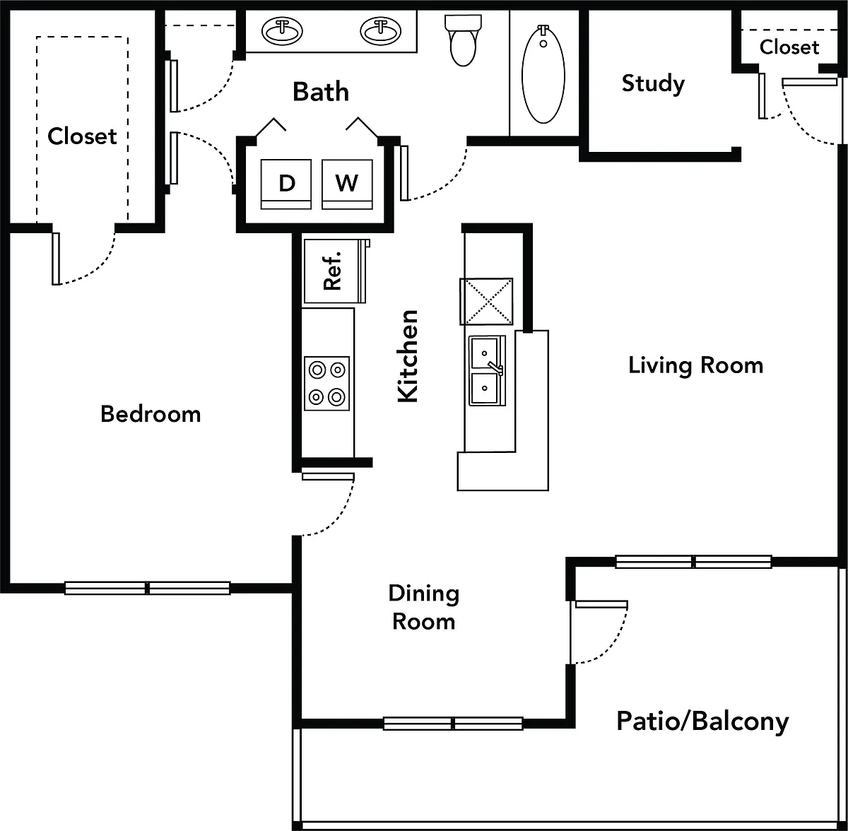 Floor plan A2 - The Cedar
