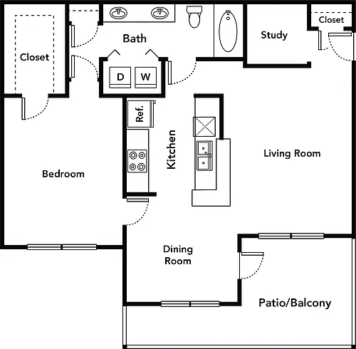 Floor plan A2 - The Cedar