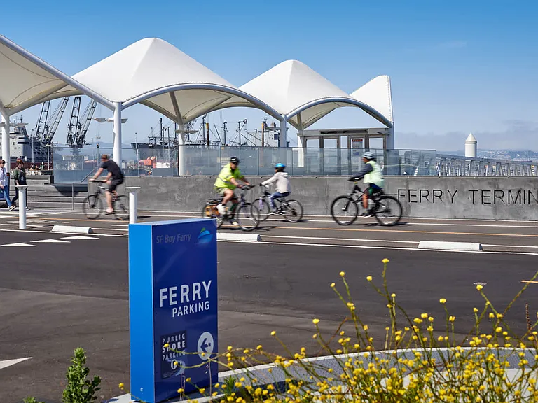Beat traffic. Take the San Francisco Bay Ferry