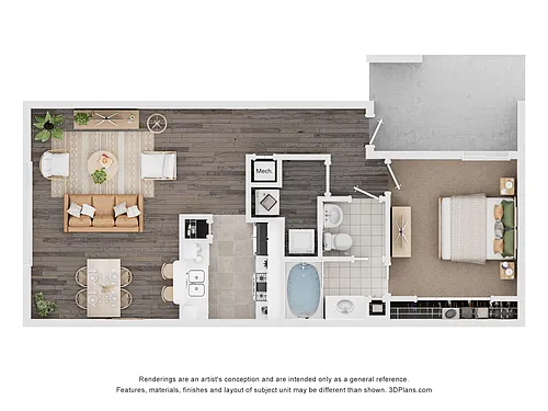 Floor plan Club Marina (Second Floor)