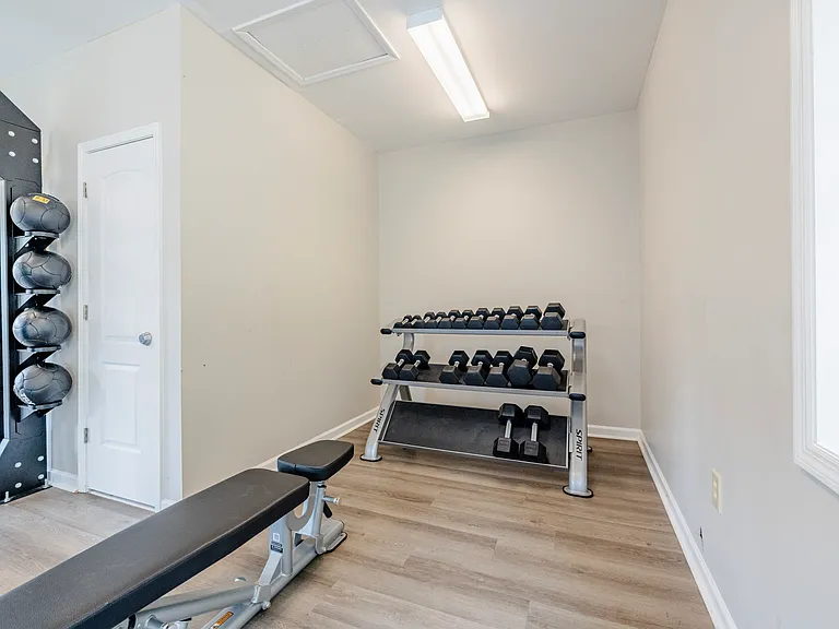 Fitness Center at Villas at North Point and South Point Apartments